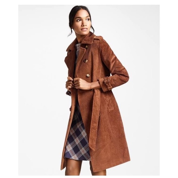 Brooks Brothers Jackets & Blazers - ISO Brooks Brothers Cotton Corduroy Trench Coat